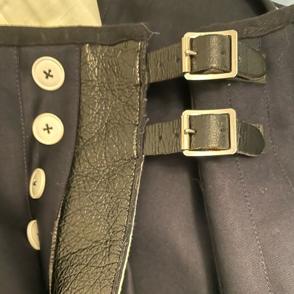 La Fetiche Navy Blue Pleated schoolgirl Skirt Medium - Picture 7 of 7